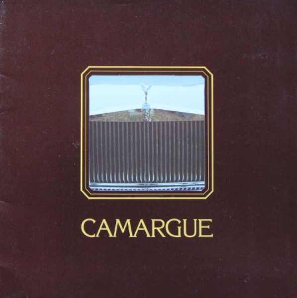 Rolls-Royce Camargue Modelprogram 1975 Carbrochure (6951)
